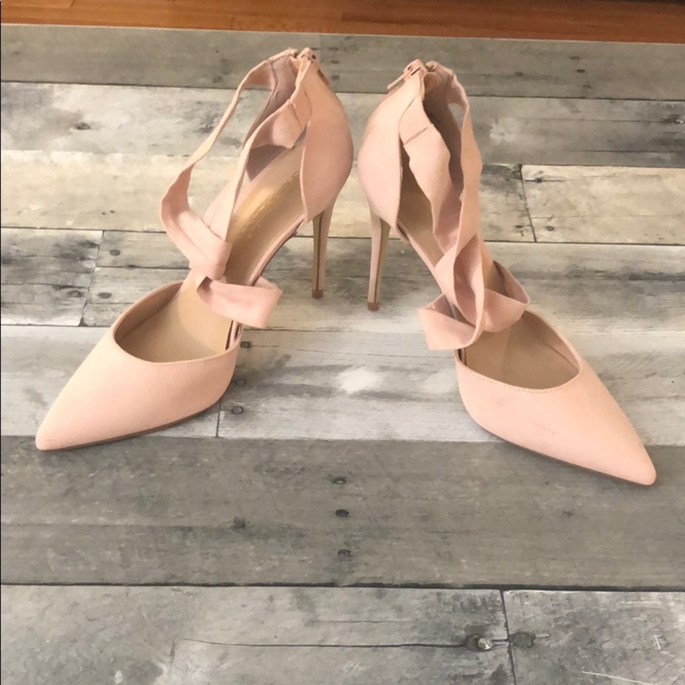 Blush Pink Heels - Picture 2 of 4